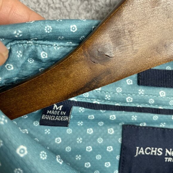 NWOT Jachs New York Men's M Tribeca Short Sleeve Button-Up Shirt - Picture 7 of 10